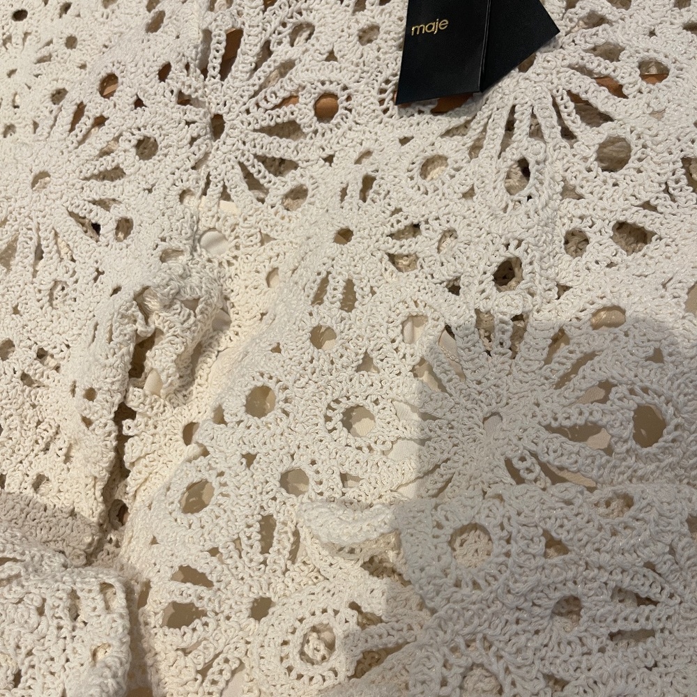 Maje ROZIM Crochet Maxi Dress - Picture 8 of 10